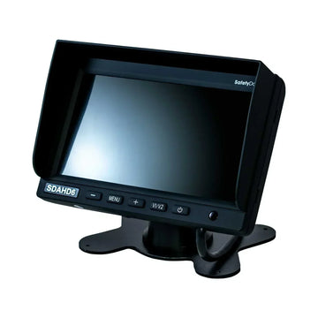 Safety Dave 6β Dash Monitor Camera Kit - Mini Square Black Camera - 120Β° AHD - Brixton 4x4 - Buy Online Now!